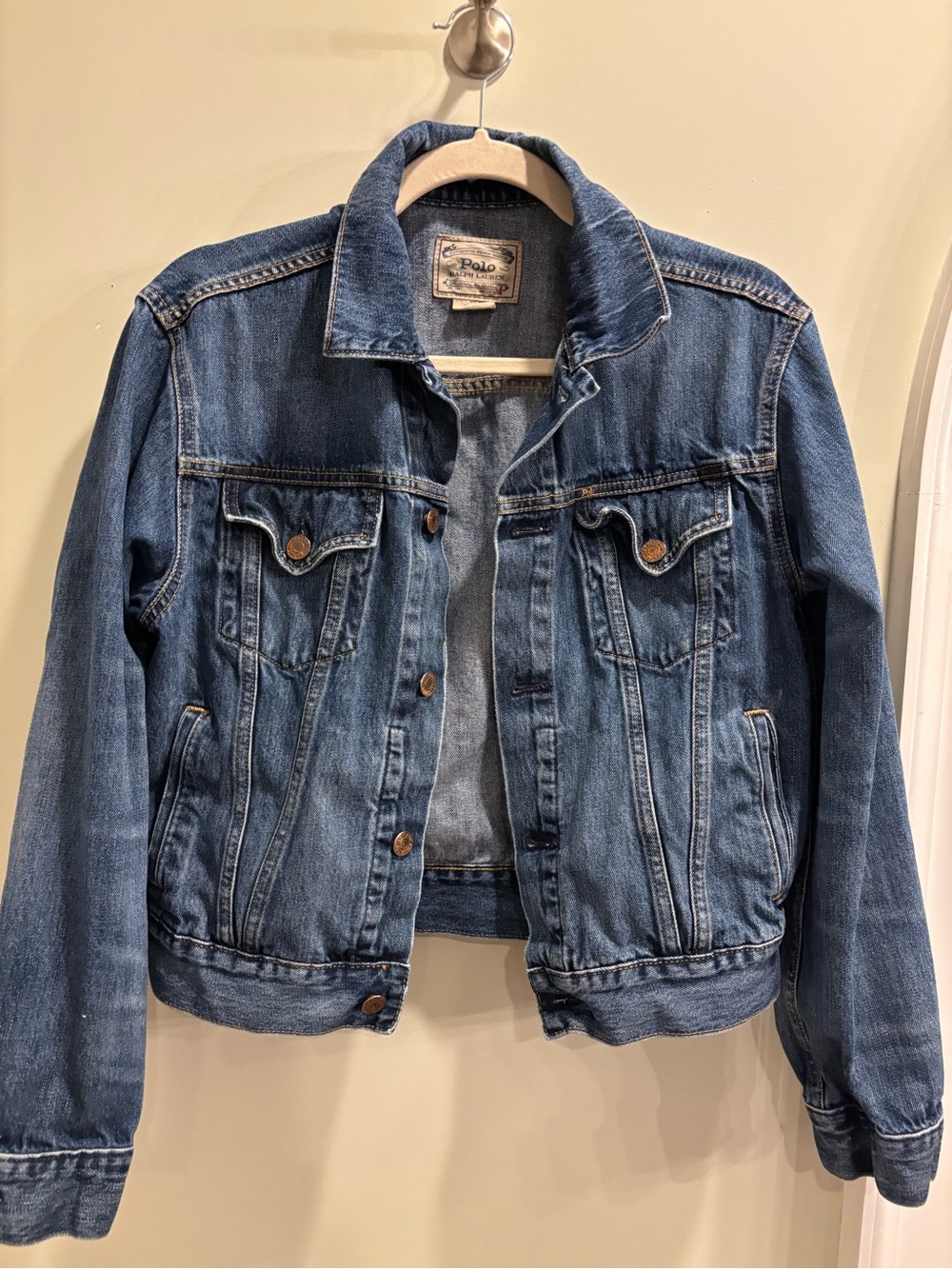 Ralph Lauren Medium Blue Denim Trucker Jacket